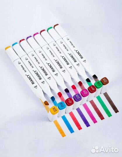 Маркеры двусторонние 35шт