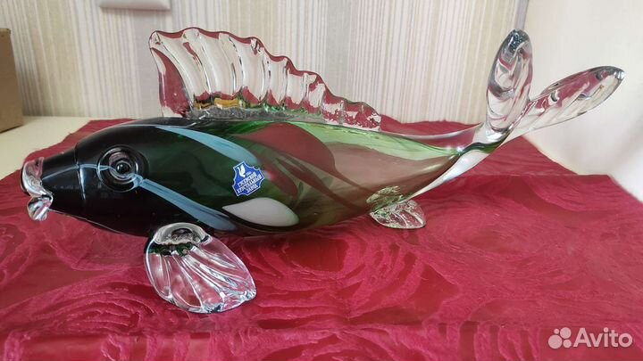 Рыбка цветное стекло гхз
