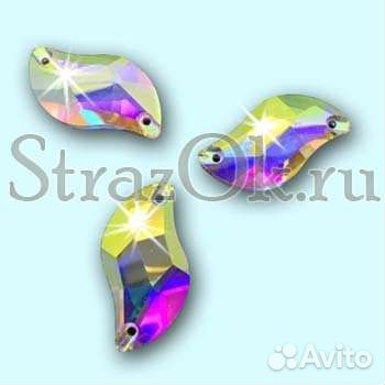 Стразы стекляные пришивные и клеевые