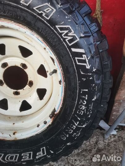 R16 Federal Couragia M/T 265/75, PCD 5x100 DIA 10