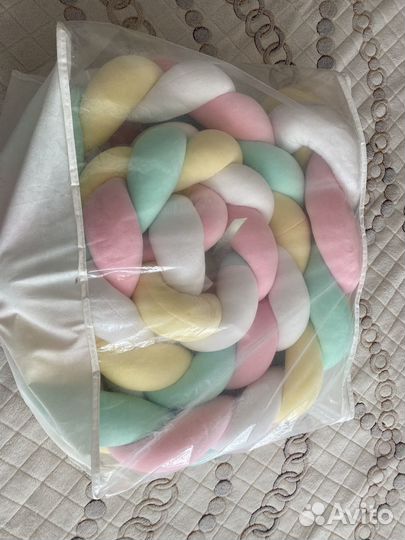 Бортики в кроватку коса. Новый