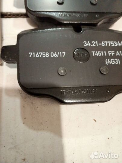 BMW 5/6/7/8/X3/X4/X5/X6/X7 Колодки тормозные зад