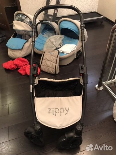 Коляска 3 в 1 tutis zippy sport