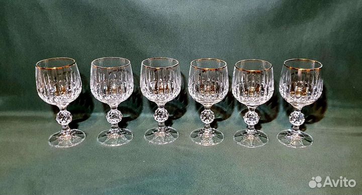 Бокалы для вина. Богемия Чехословакия