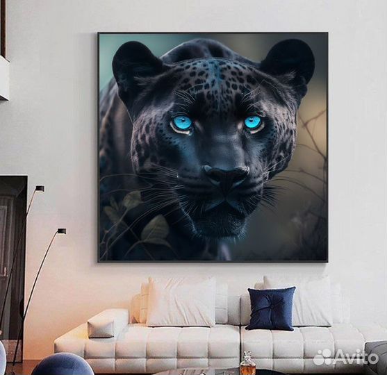 Картина маслом Чёрная Багира