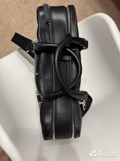 Мужской кожаный портфель Montblanc