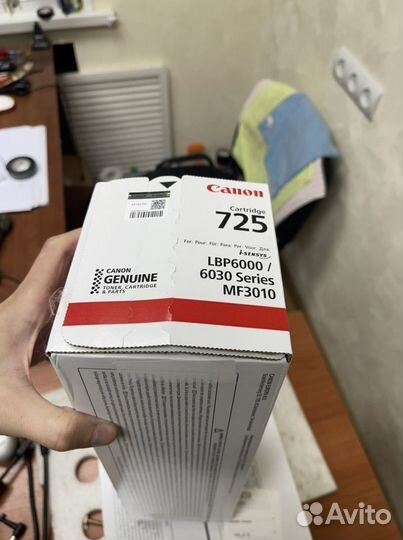Картридж canon 725 оригинал