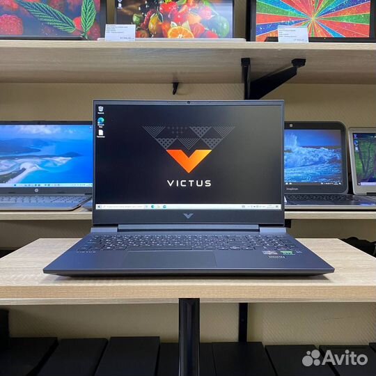 Игровой ноутбук HP Victus Ryzen 5, RTX - гарантия