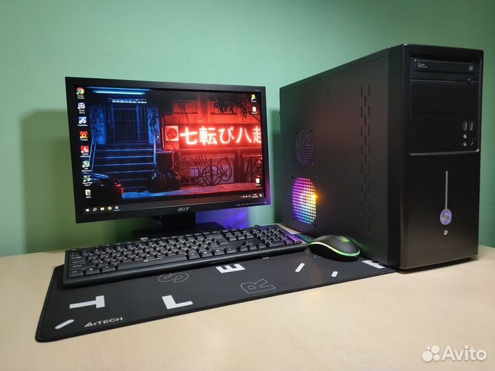 Игровой пк intel i3/ GT 1030/ Полный комплект