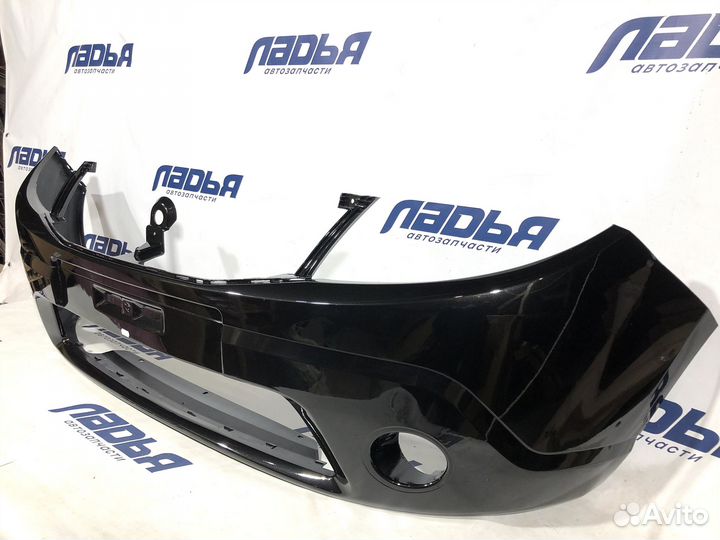 Бампер Renault Sandero(08-13) передний Черная жемчужина 676 птф