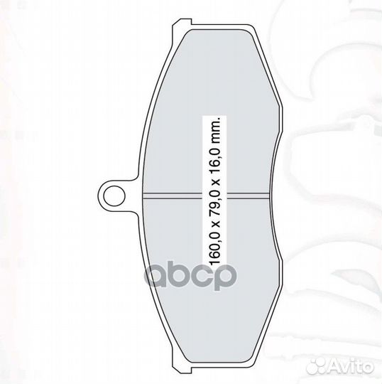 Колодки тормозные дисковые передние зил-Бычок