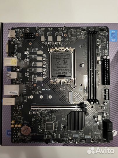 Материнская плата MSI PRO H610M-E DDR4