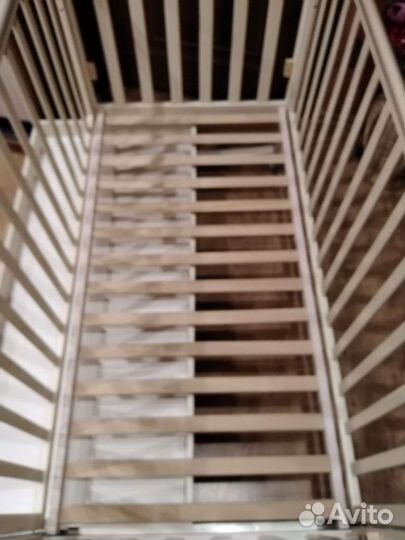 Детская кроватка с ящиком