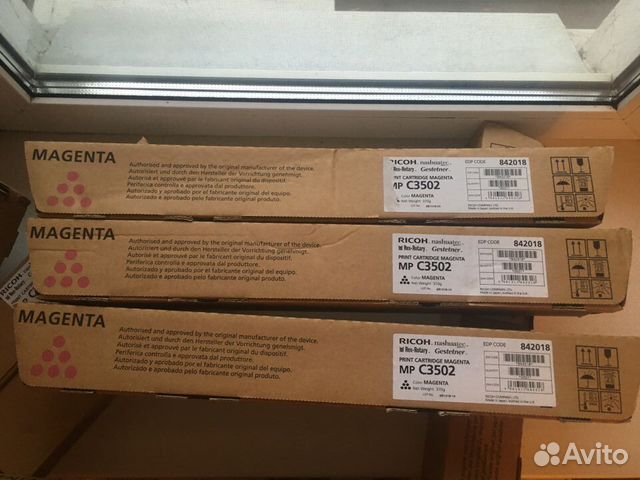 Тонер-картридж пурпурный ricoh 842018