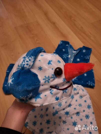 Карнавальный новогодний костюм снеговик аренда