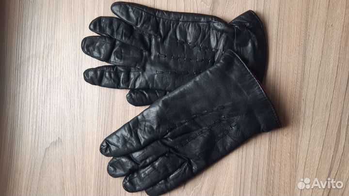 Перчатки мужские зимние натуральная кожа