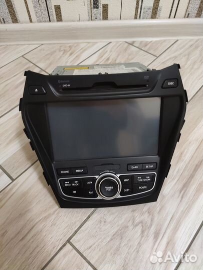 Штатная автомагнитола Hyundai Santa Fe III 2013