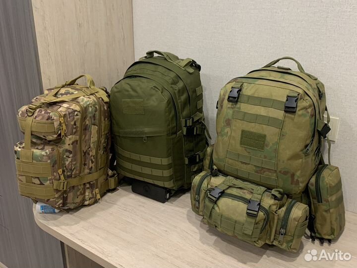 Рюкзаки тактические 30, 40, 55