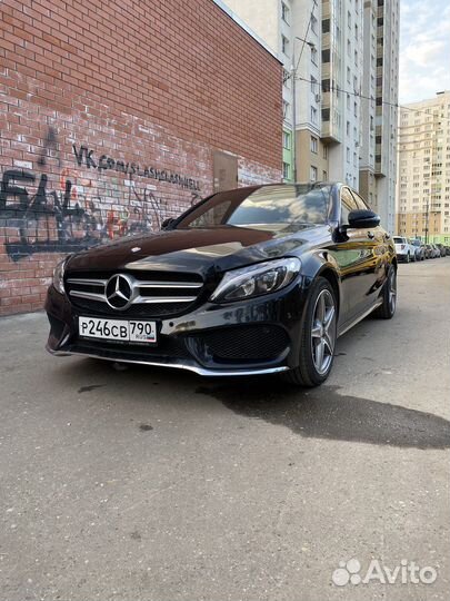 Диффузор на задний бампер w205