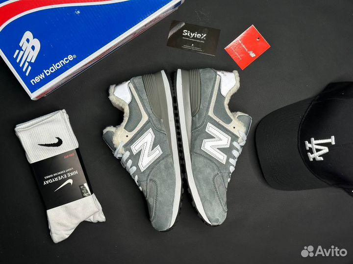 Кроссовки зимние женские New balance 574