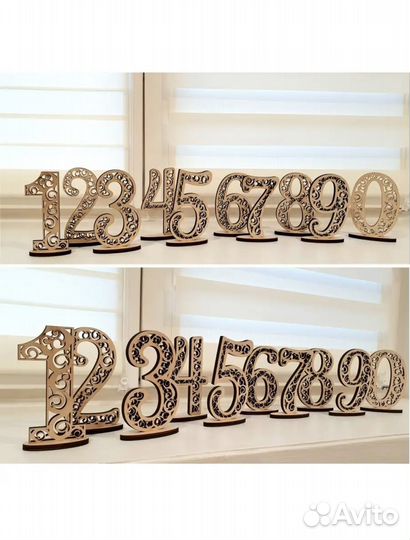 Нумерация столов и сундук