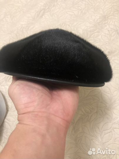 Меховая мужская кепка из нерпы