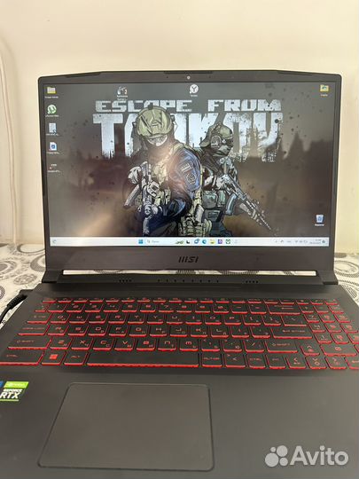 Продам игровой ноутбук MSI katana