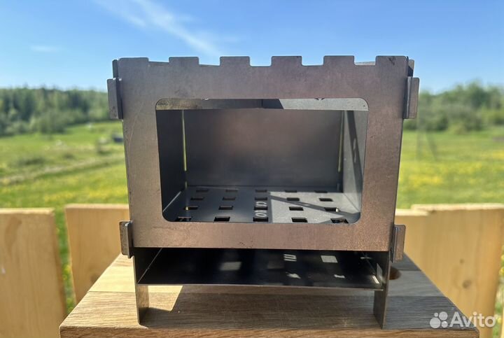 Щепочница печь походная разборная