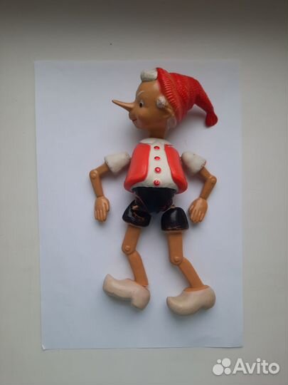 Игрушка Буратино СССР, целлулоид