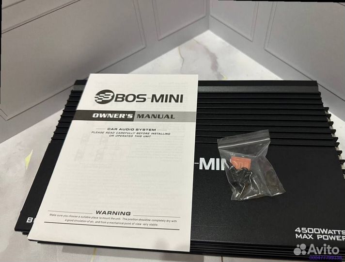 Новый усилитель BOS mini BOS-46.4 4500W