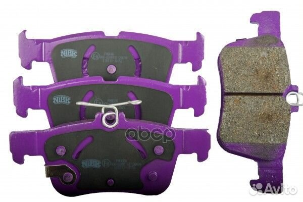 Колодки зад. ford mondeo 15 PN0666 NiBK