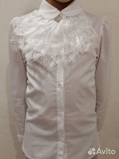 Блузка школьная Карамелли 134,140,146(новая)