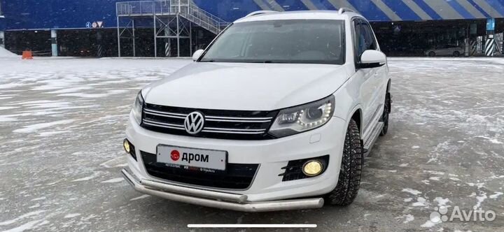 Обвес Tiguan. Защита переднего и заднего бампера