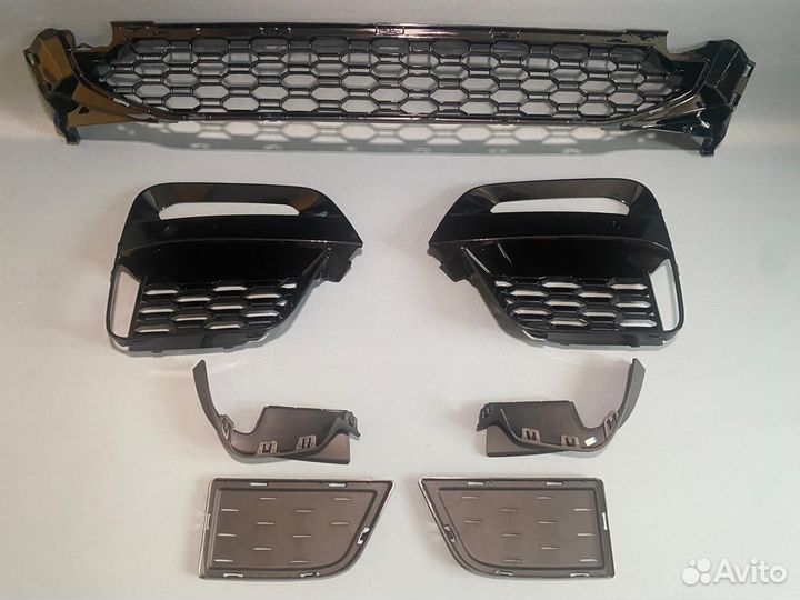 Решетки переднего бампера BMW X3 G01 X4 G02 M пак