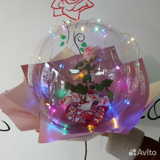 Роза в шаре