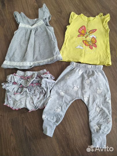 Вещи для девочки до года