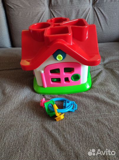 Игрушка Домик Полесье, логический теремок