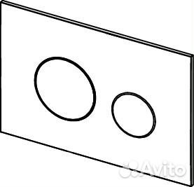 Кнопка для инсталляции tece Loop 9240925 черный ма