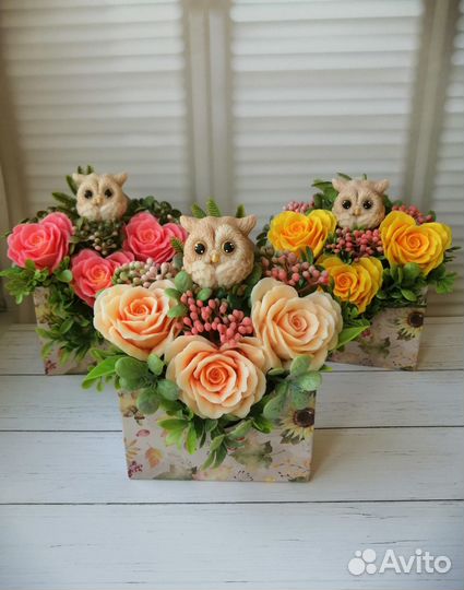 Букет из мыла