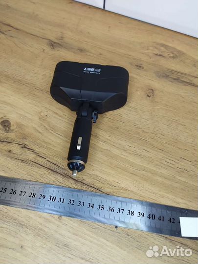 Разветвитель прикуривателя на 2 гнезда и 2 USB