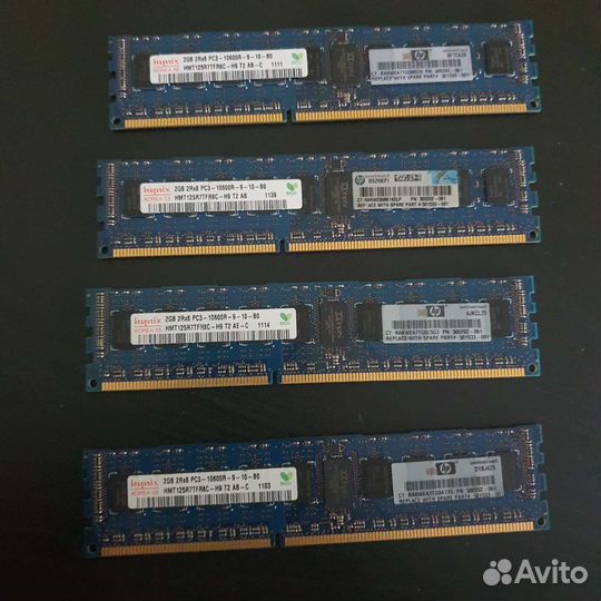 DDR3 Оперативная память серверная 2GB 4 планки