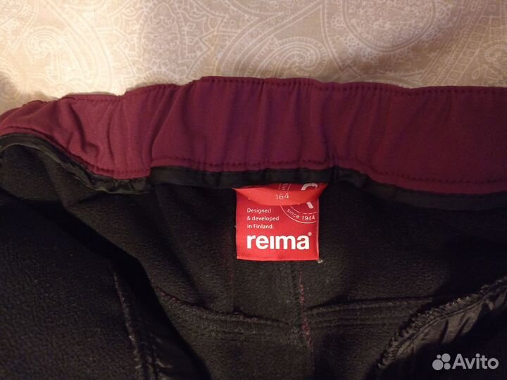 Брюки для девочки reima soft shell 164