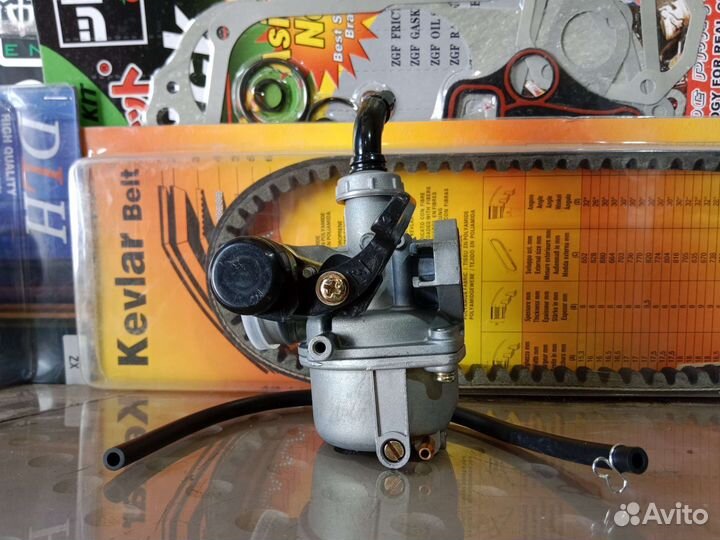 Карбюратор на мопед альфа PZ19