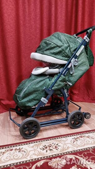Санки коляска ника 8-1