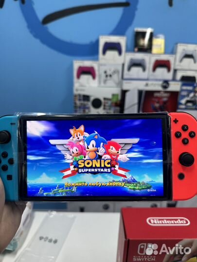 Nintendo Switch oled Прошитая (игры бесплатно)