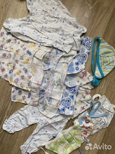 Большой пакет детских вещей