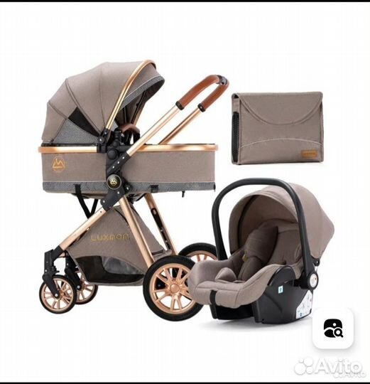 Коляска 3 в 1 luxmom