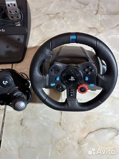 Игровой руль logitech g29 + кпп (shifter)