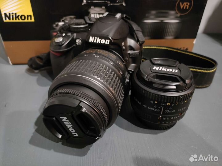 Фотоаппарат Nikon d3100 Kit + 50 mm nikon
