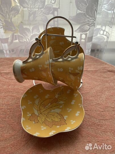 Чайная пара фарфор подарочный